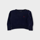 RL Navy Knit Pullover, Size 0