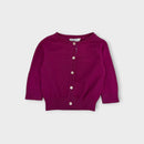 Jacadi Fuchsia Knit Cardigan, Size 00
