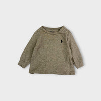 RL Grey Long-Sleeve T-Shirt, Size 000