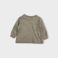 RL Grey Long-Sleeve T-Shirt, Size 000