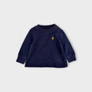 RL Navy Long-Sleeve T-Shirt, Size 000