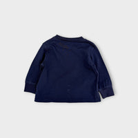 RL Navy Long-Sleeve T-Shirt, Size 000