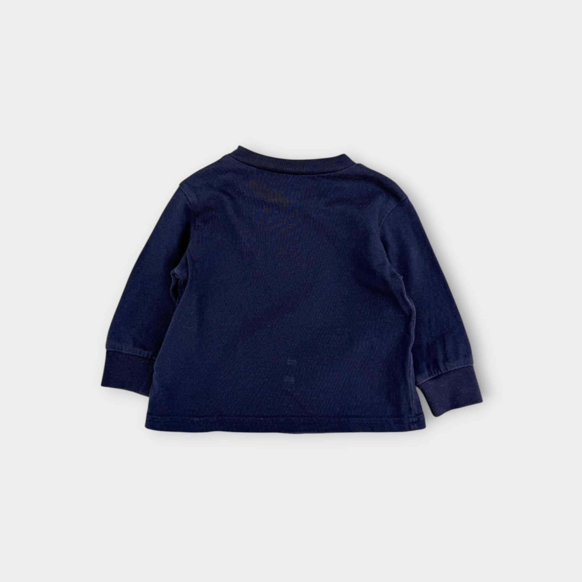 RL Navy Long-Sleeve T-Shirt, Size 000