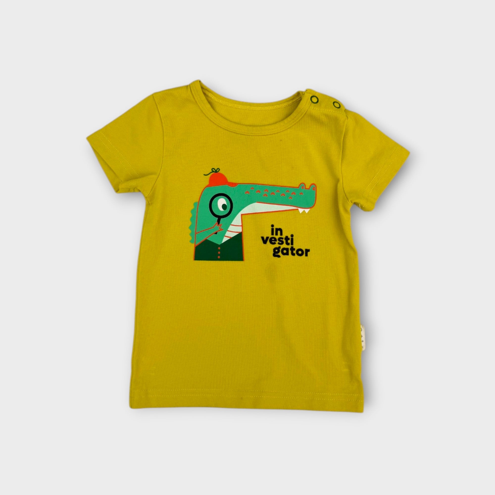 Olive & the Captain Croc Print T-Shirt, Size 0