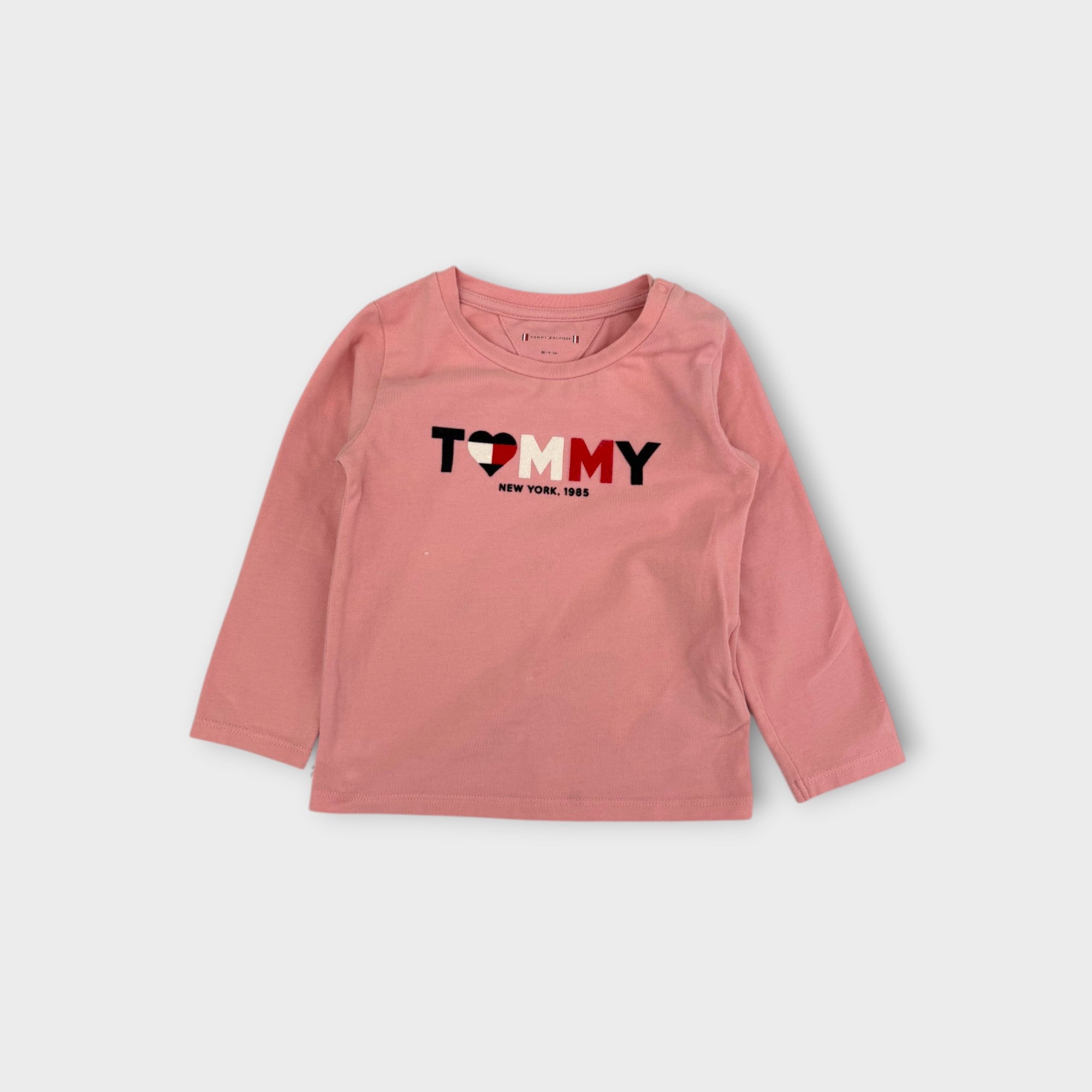 TH Pink Long Sleeve T-Shirt, Size 0