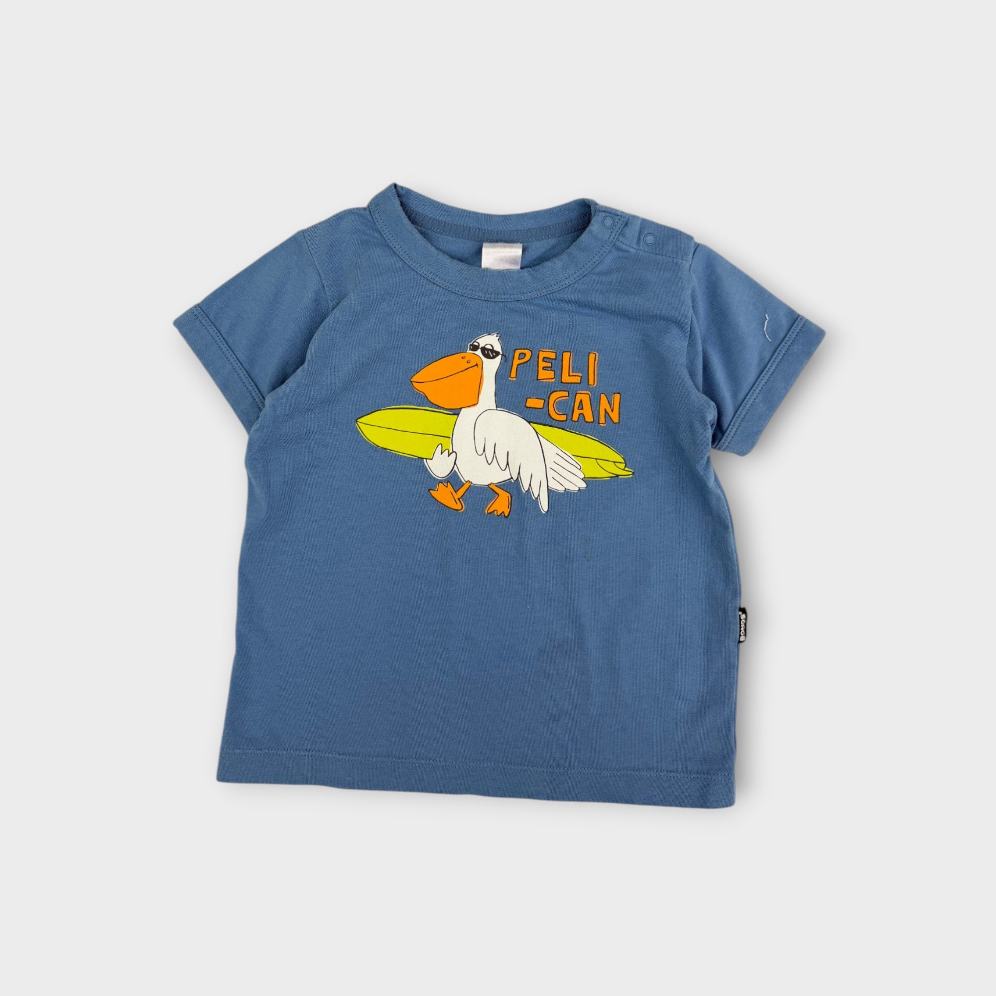 Bonds Blue Pelican T-Shirt, Size 1