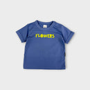 Bonds Blue 'Flowers' T-Shirt, Size 00