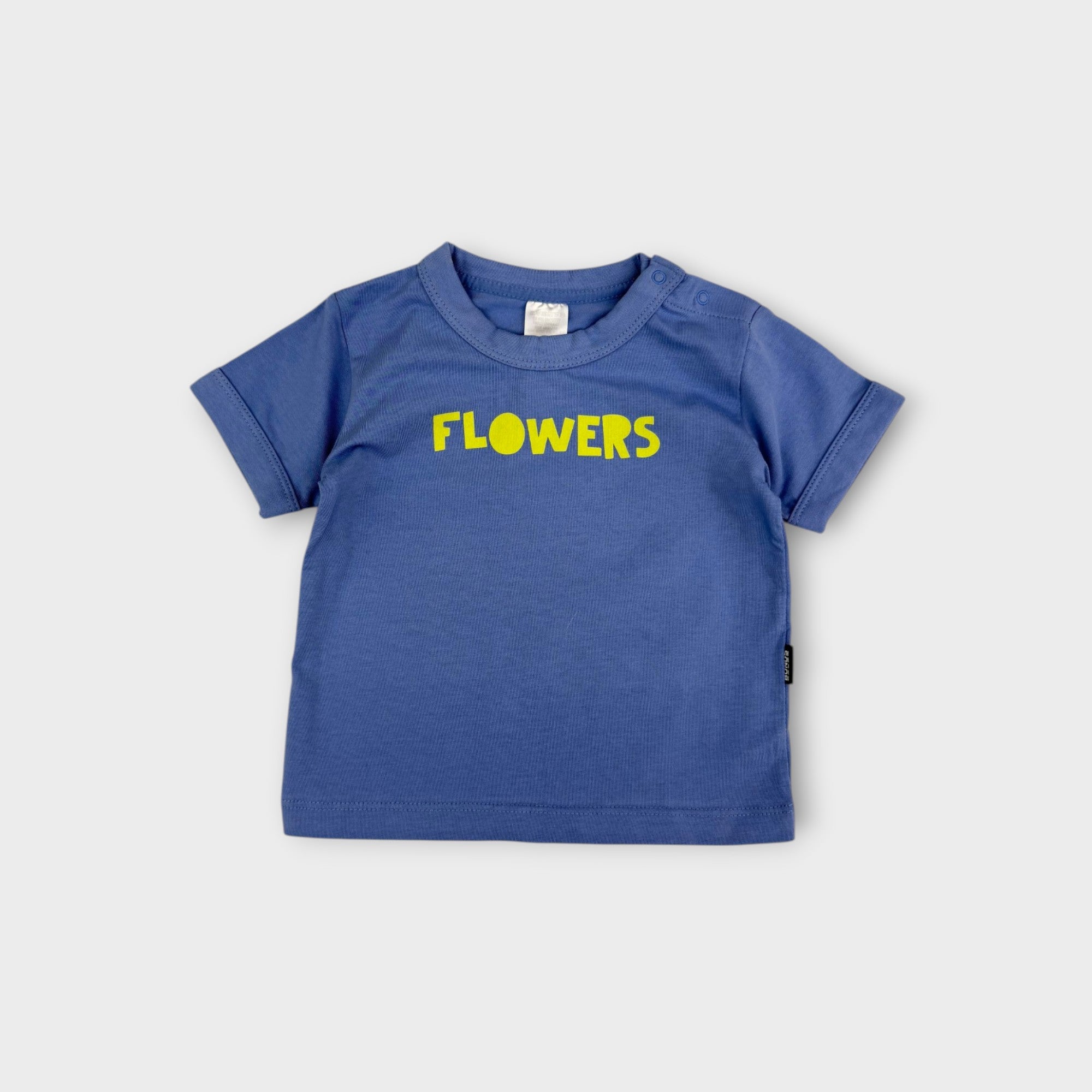 Bonds Blue 'Flowers' T-Shirt, Size 00