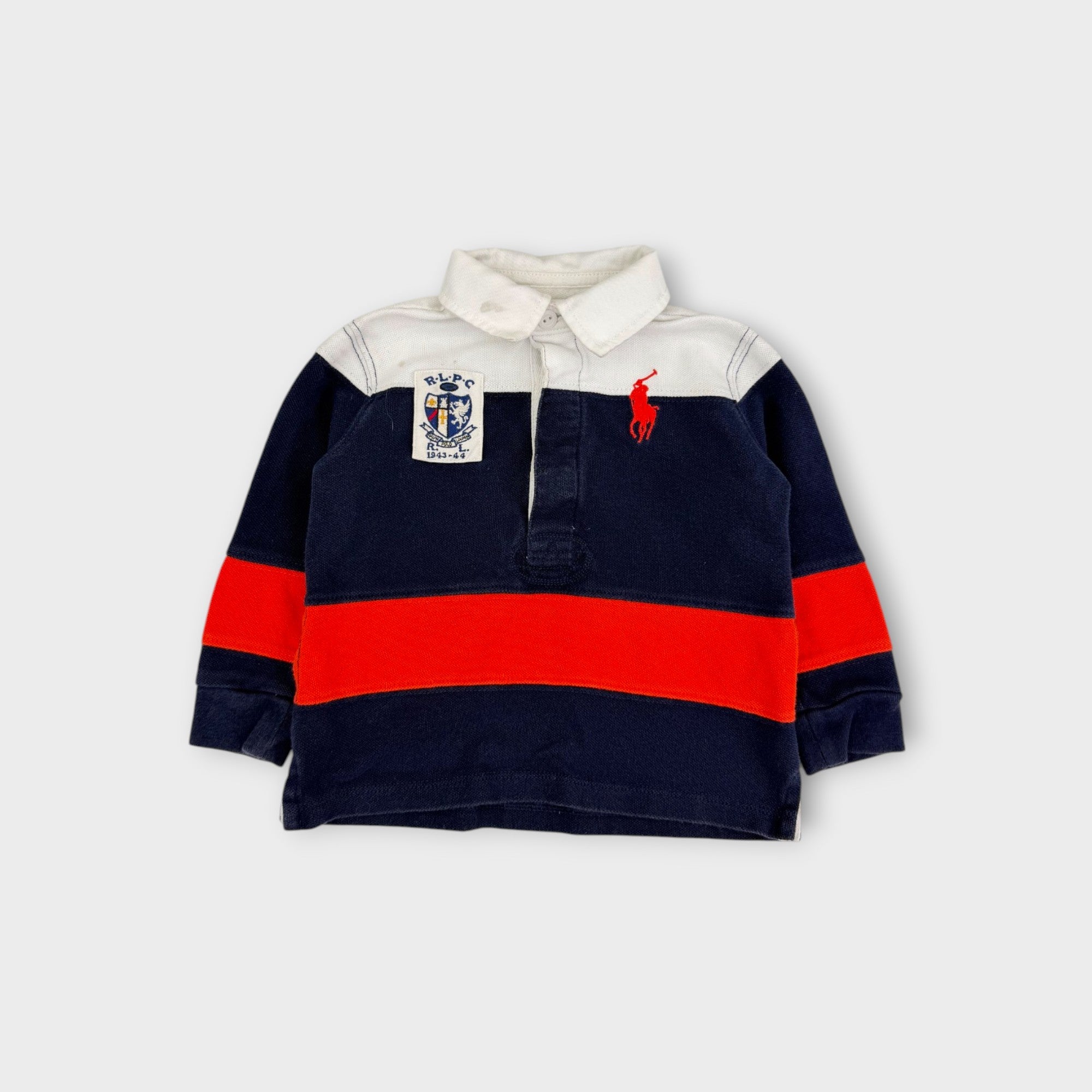 RL Striped Rugby Shirt, Size 0