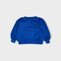 Vintage Blue Teddy Bear Pullover, Size 1