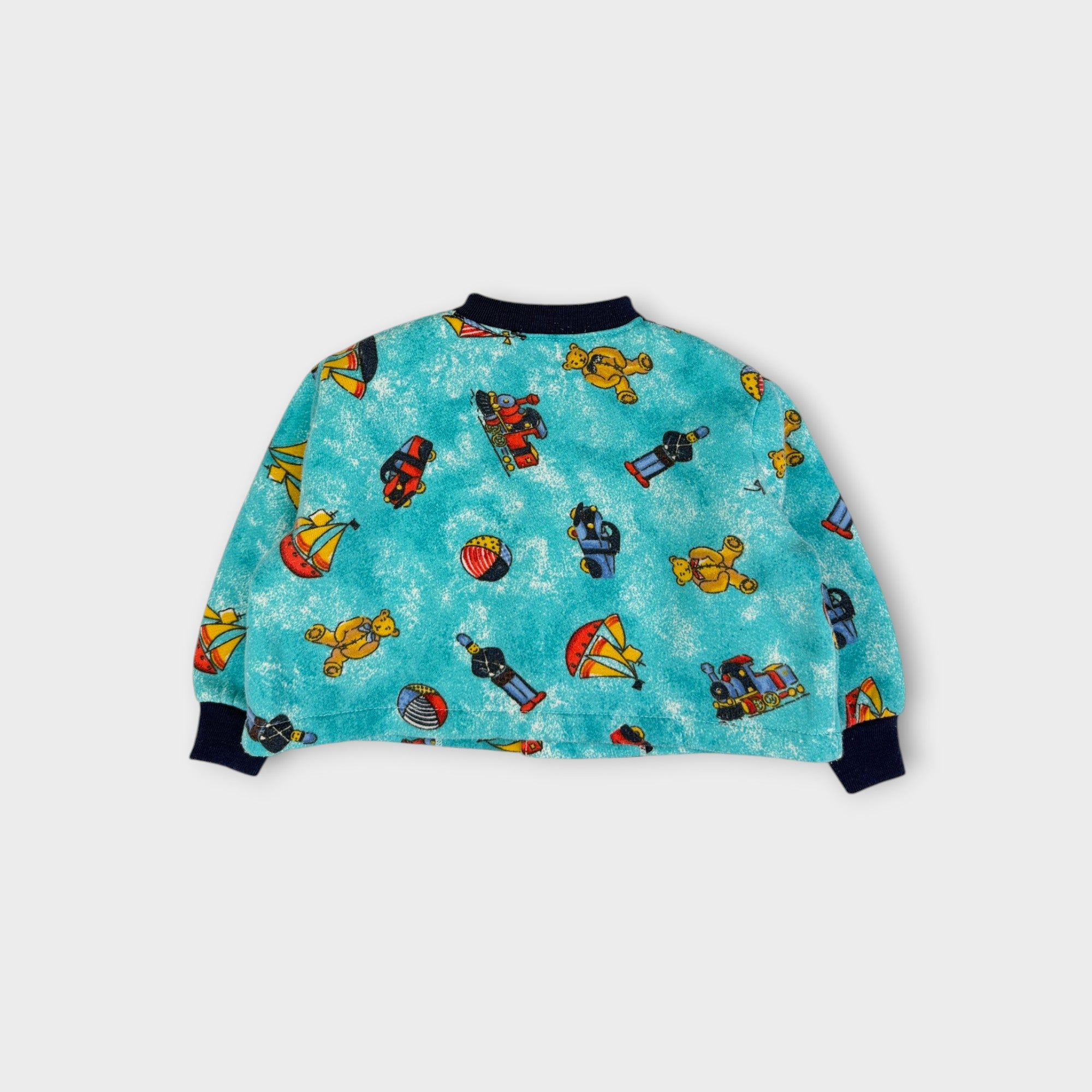 Vintage Toys Print Cardigan, Size 0