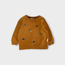 Purebaby Tan Pickup Truck Pullover, Size 1