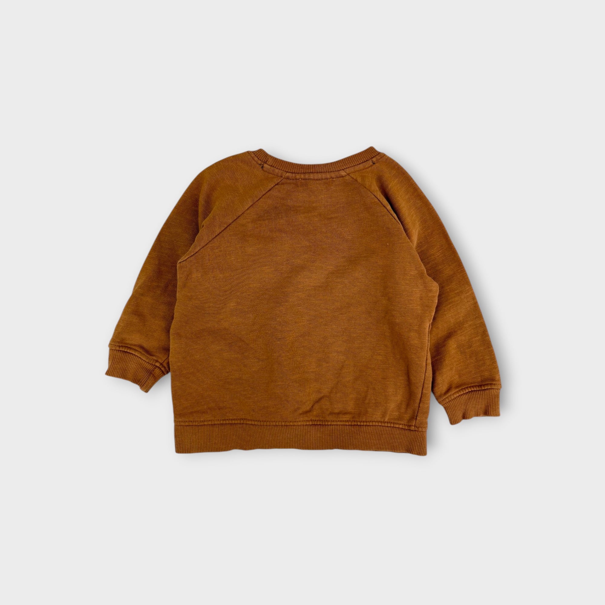 Purebaby Tan Pickup Truck Pullover, Size 1