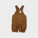 Brown Corduroy Overalls, Size 000