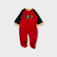 Vintage Oshkosh B'Gosh Fleece Onesie, Size 00