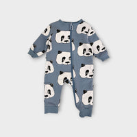 Minti Melbourne Panda Print Onesie, Size 00