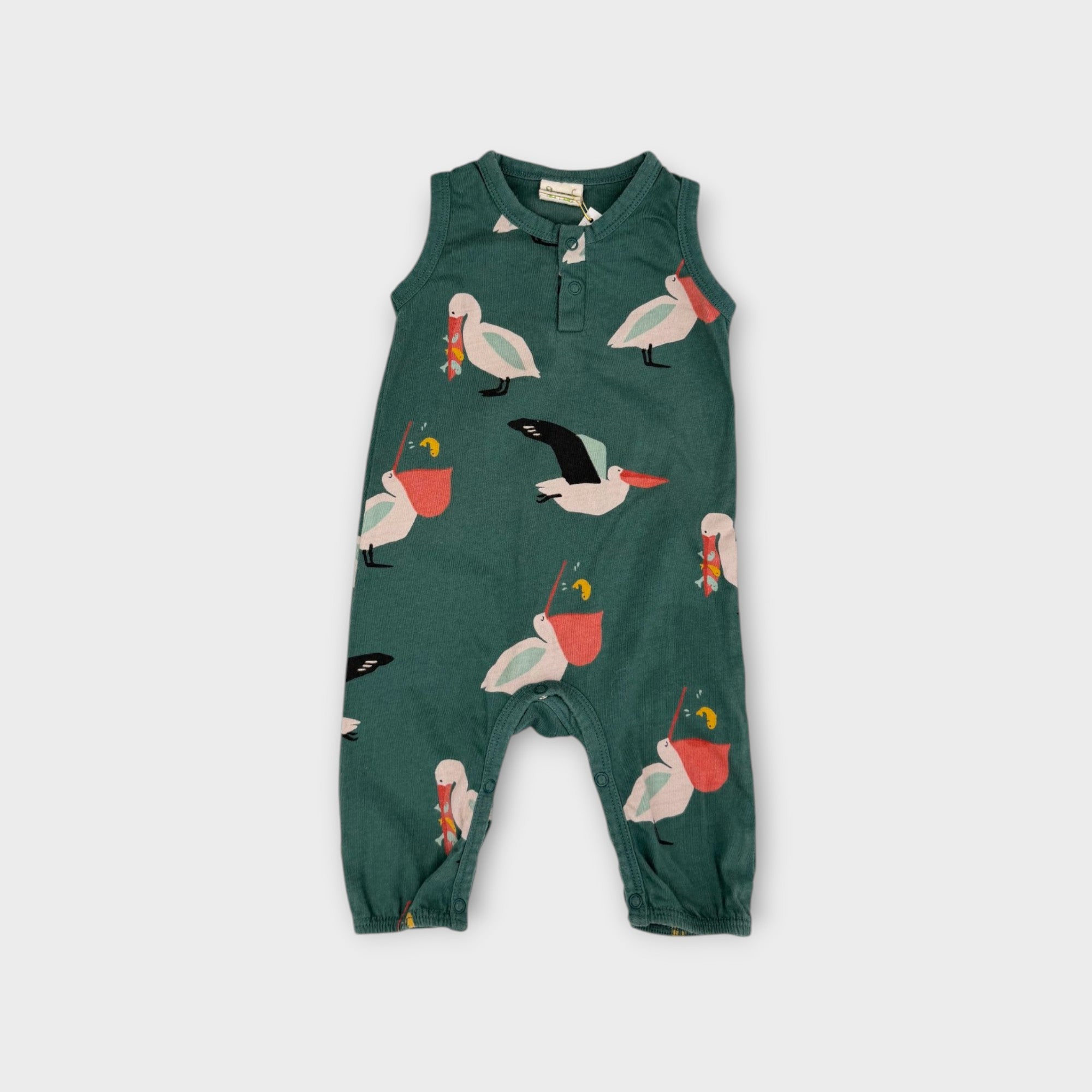 Nature Baby Pelican Romper, Size 000