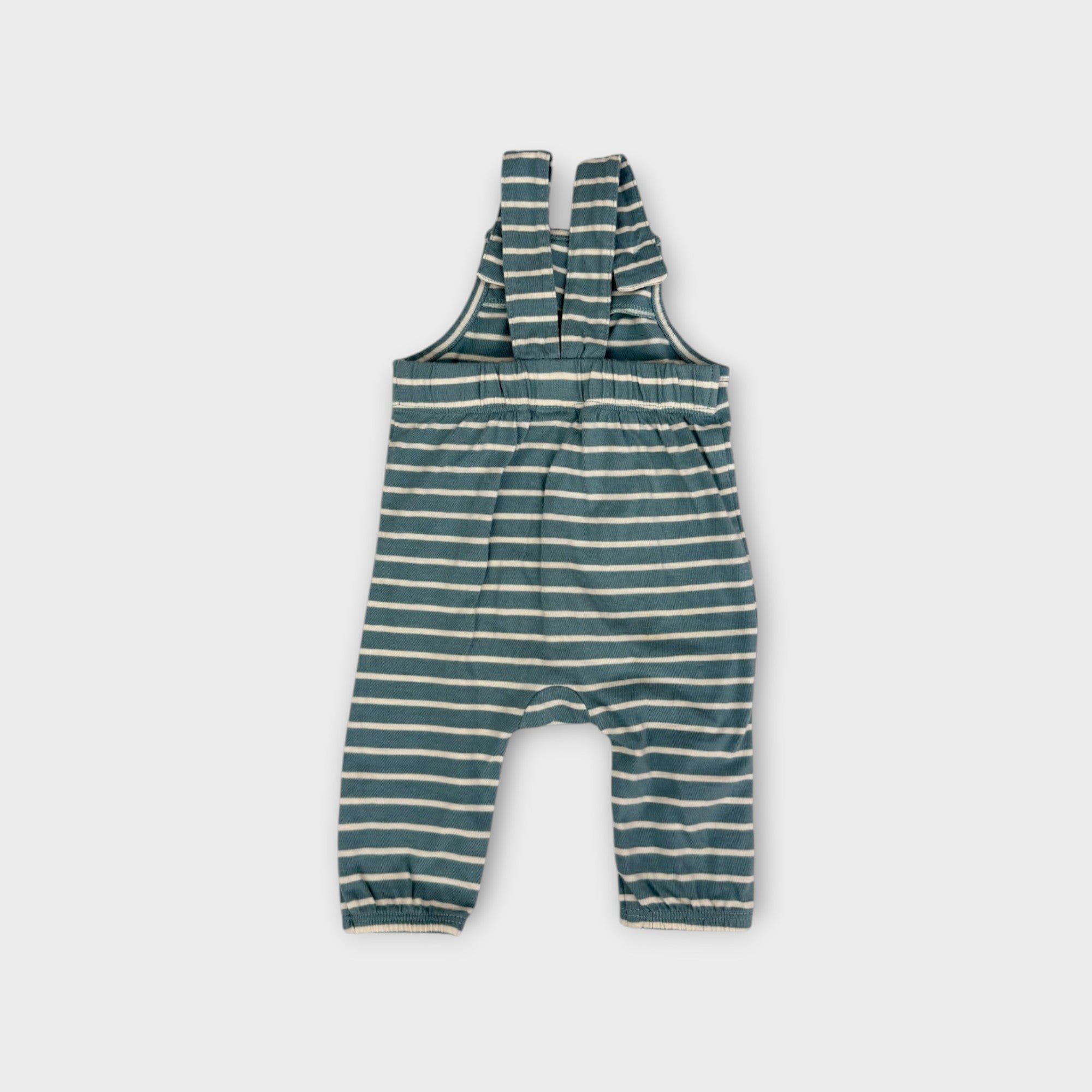 Nature Baby Stripe Soft Overalls, Size 000