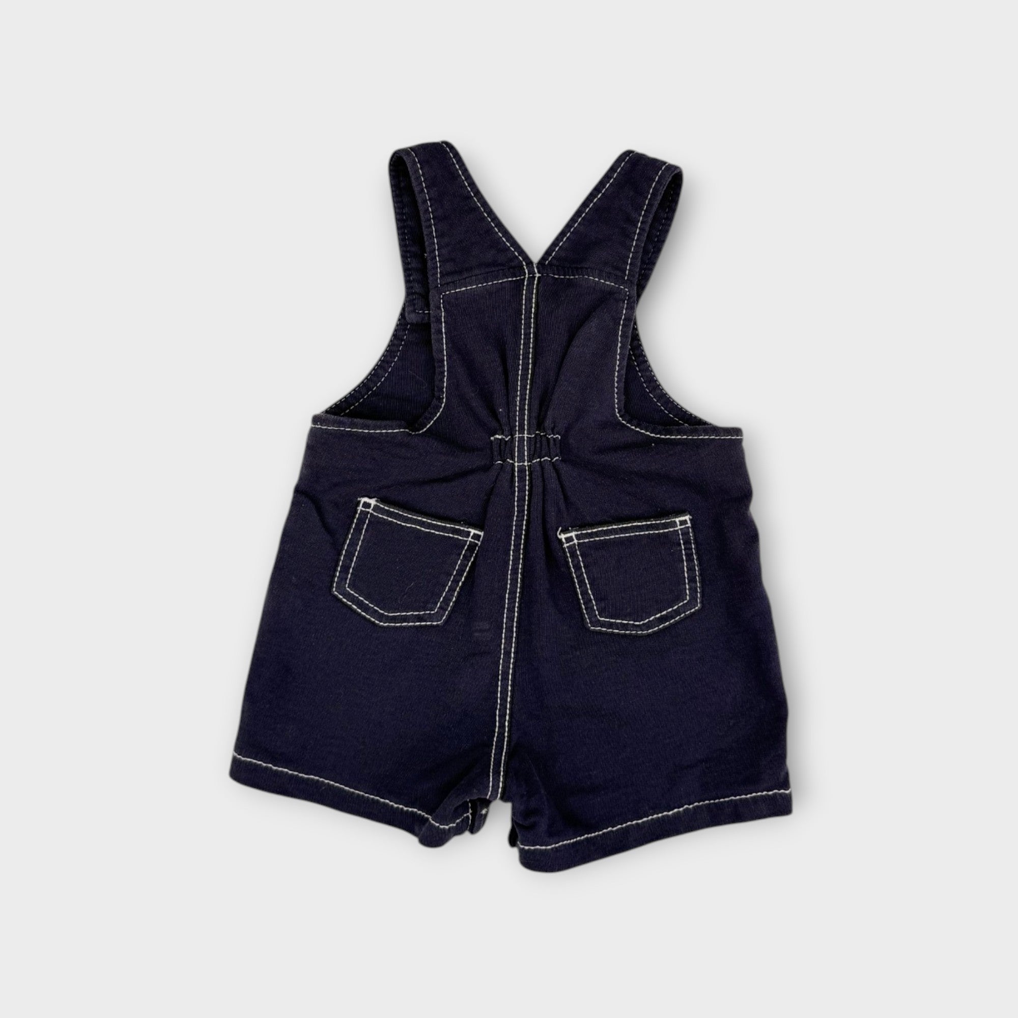 Guess Baby Navy Shortalls, Size 00