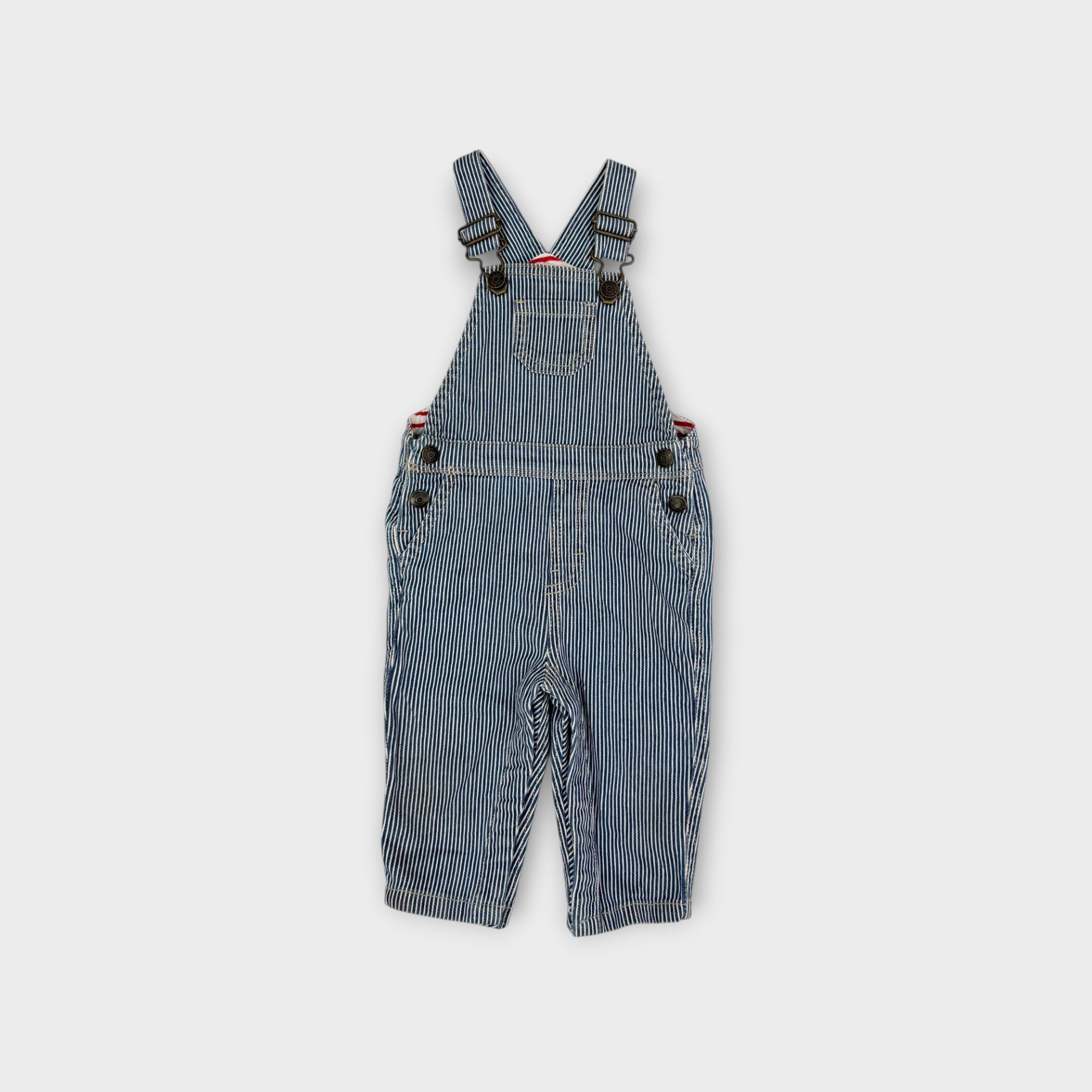 Baby Boden Stripe Overalls, Size 00
