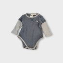Stripe Layered Bodysuit, Size 00