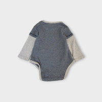 Stripe Layered Bodysuit, Size 00
