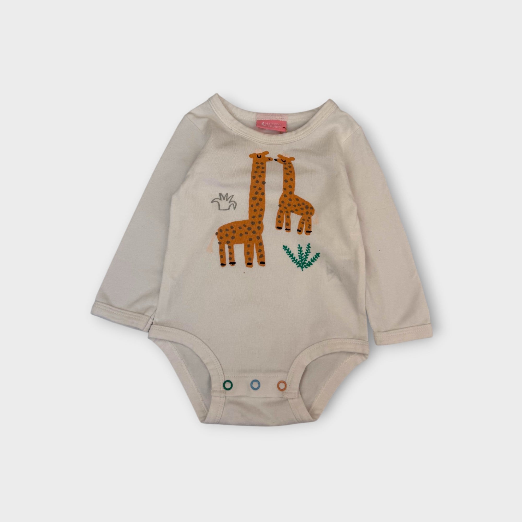 Halcyon Nights Giraffe Bodysuit, Size 00