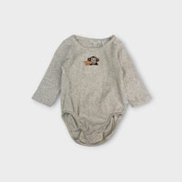 Purebaby Monkey Bodysuit, Size 00