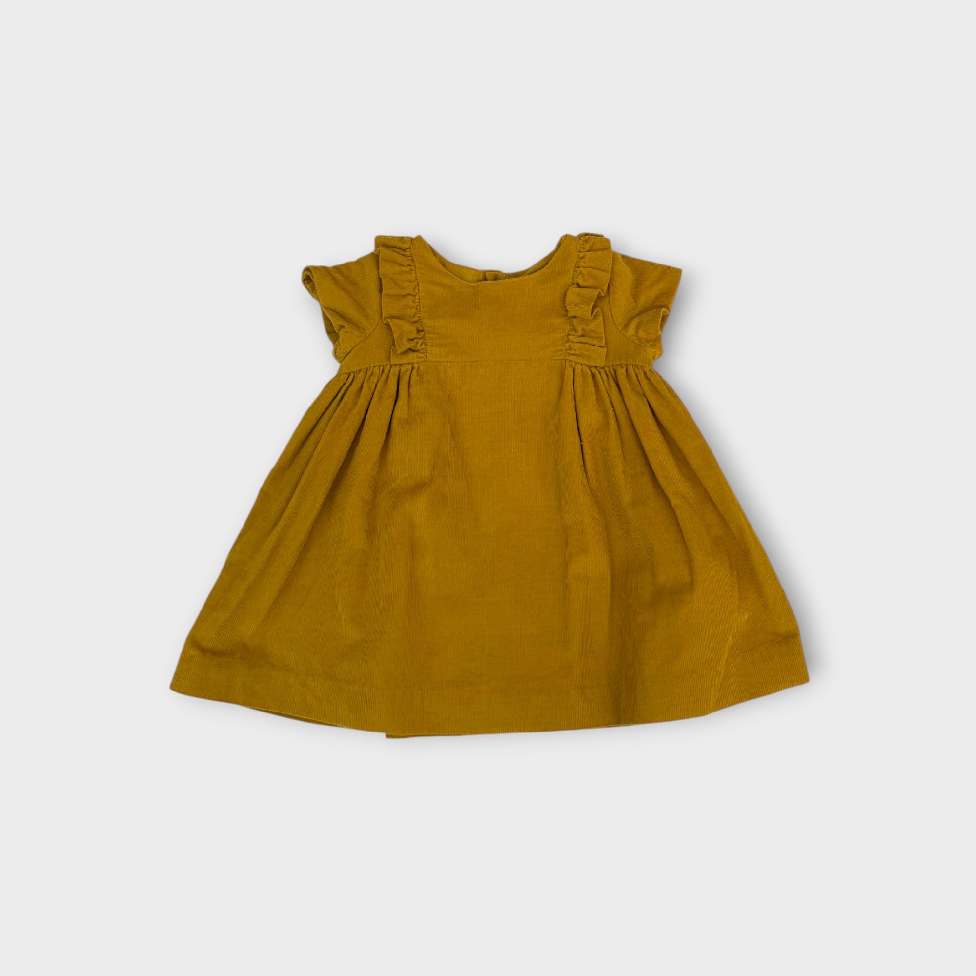 Jacadi Mustard Corduroy Dress, Size 00