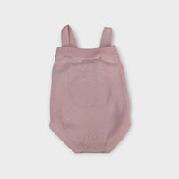 Seed Heritage Knit Apple Romper, Size 1