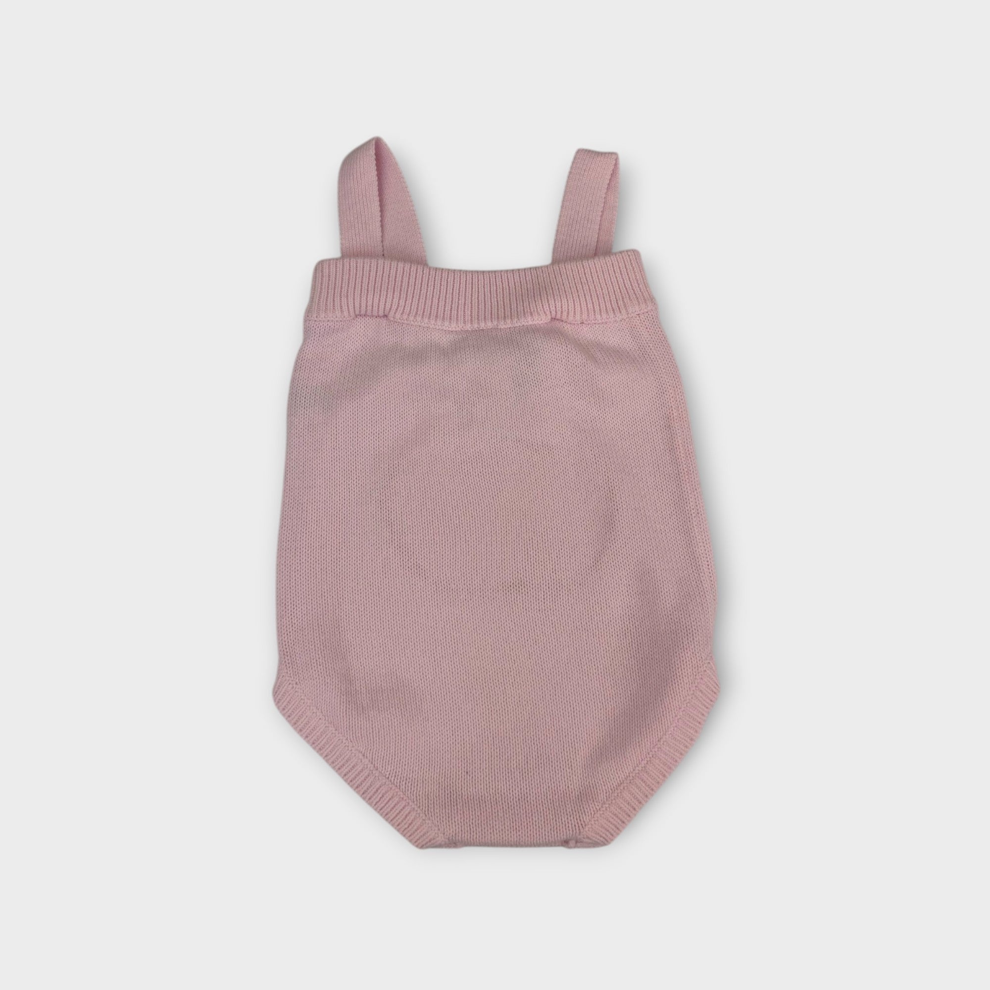 Seed Heritage Knit Apple Romper, Size 1