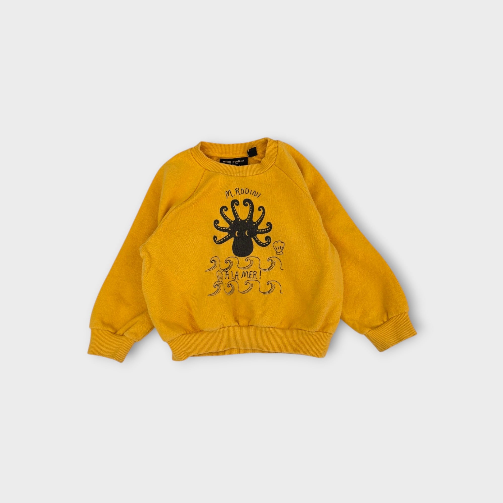 Mini Rodini Octopus Jumper, Size 2