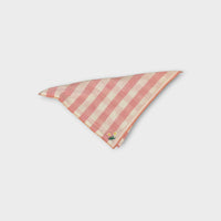 Bonjour Pink & White Dress with Matching Bandana, Size 6