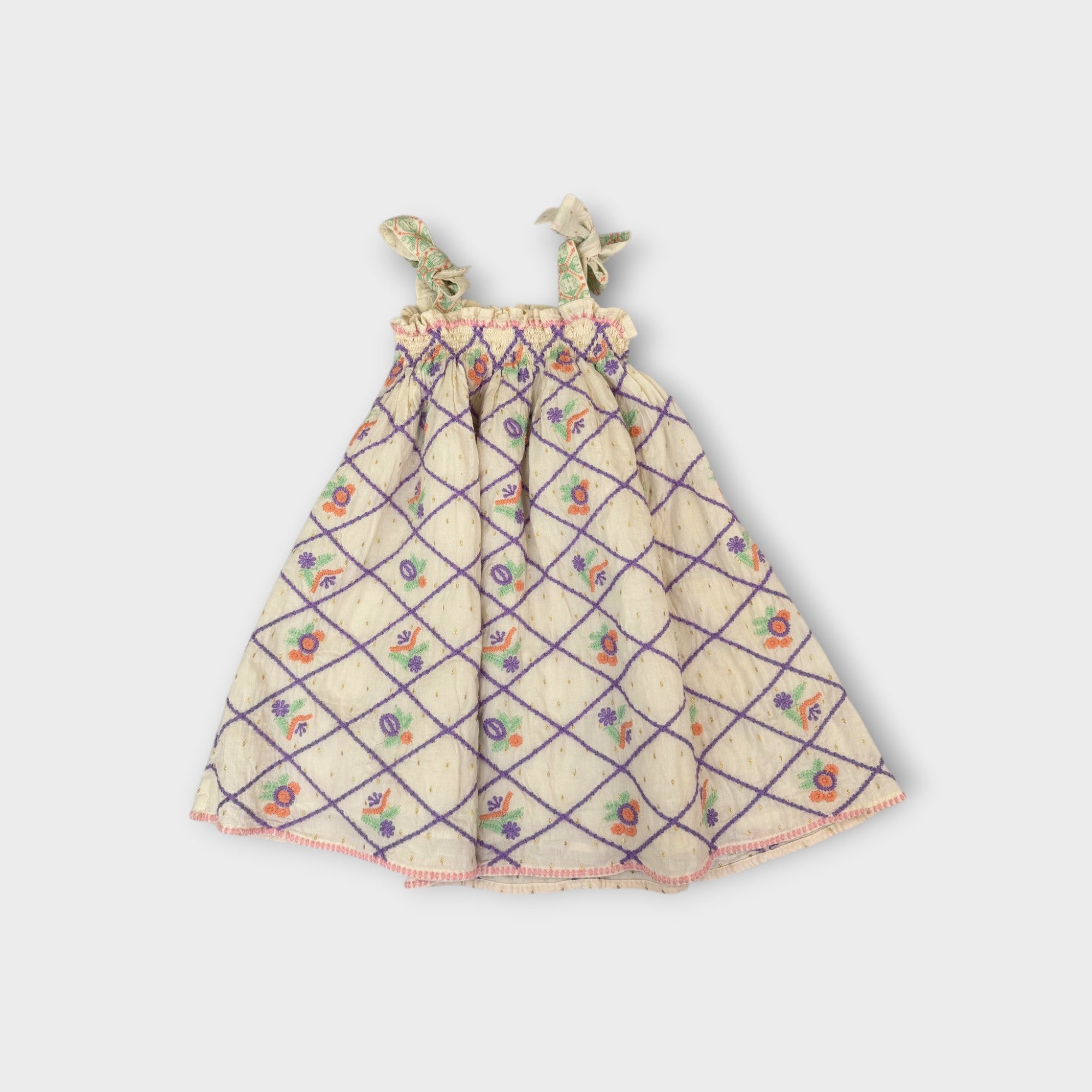 Bonjour Smocked Dress, Size 6
