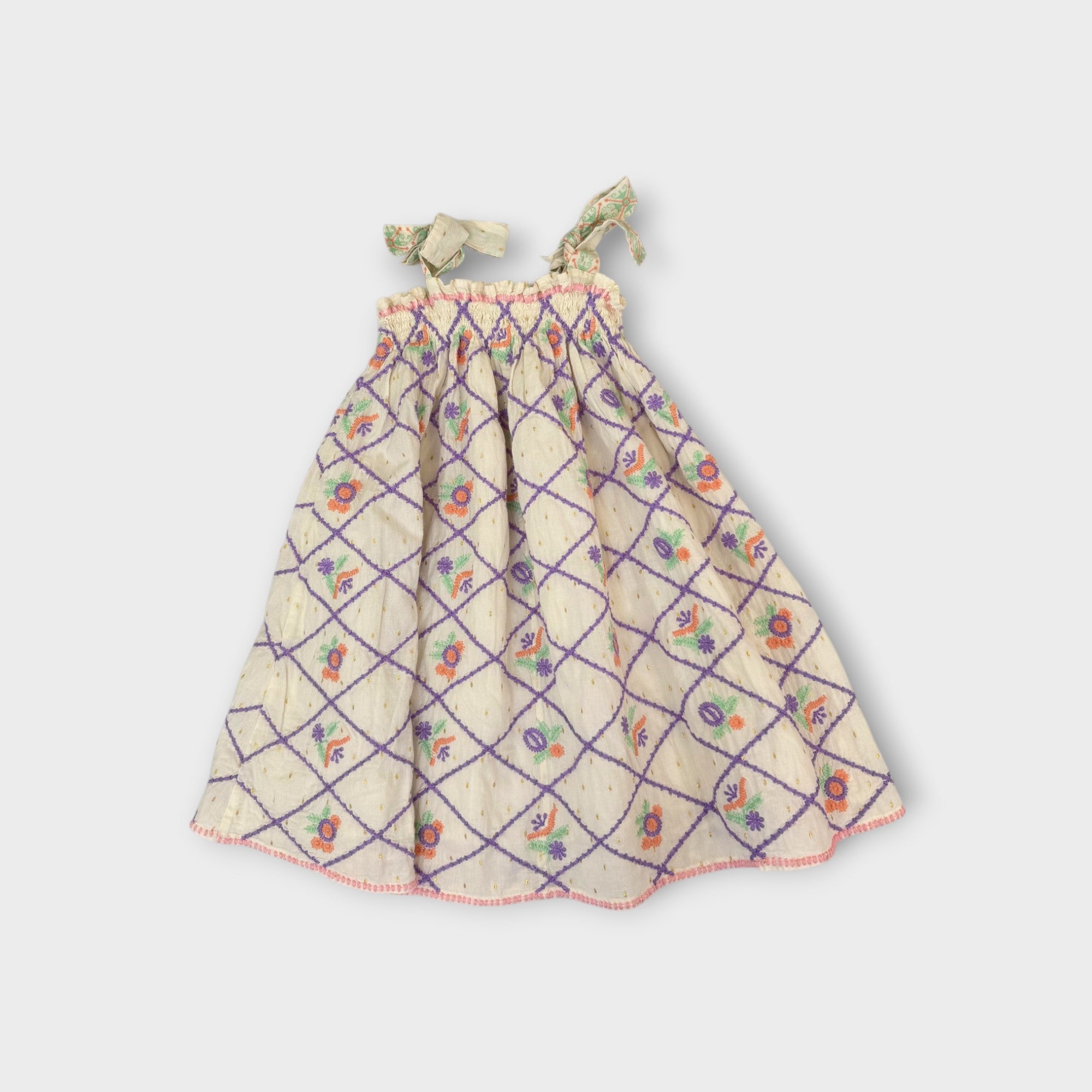 Bonjour Smocked Dress, Size 6