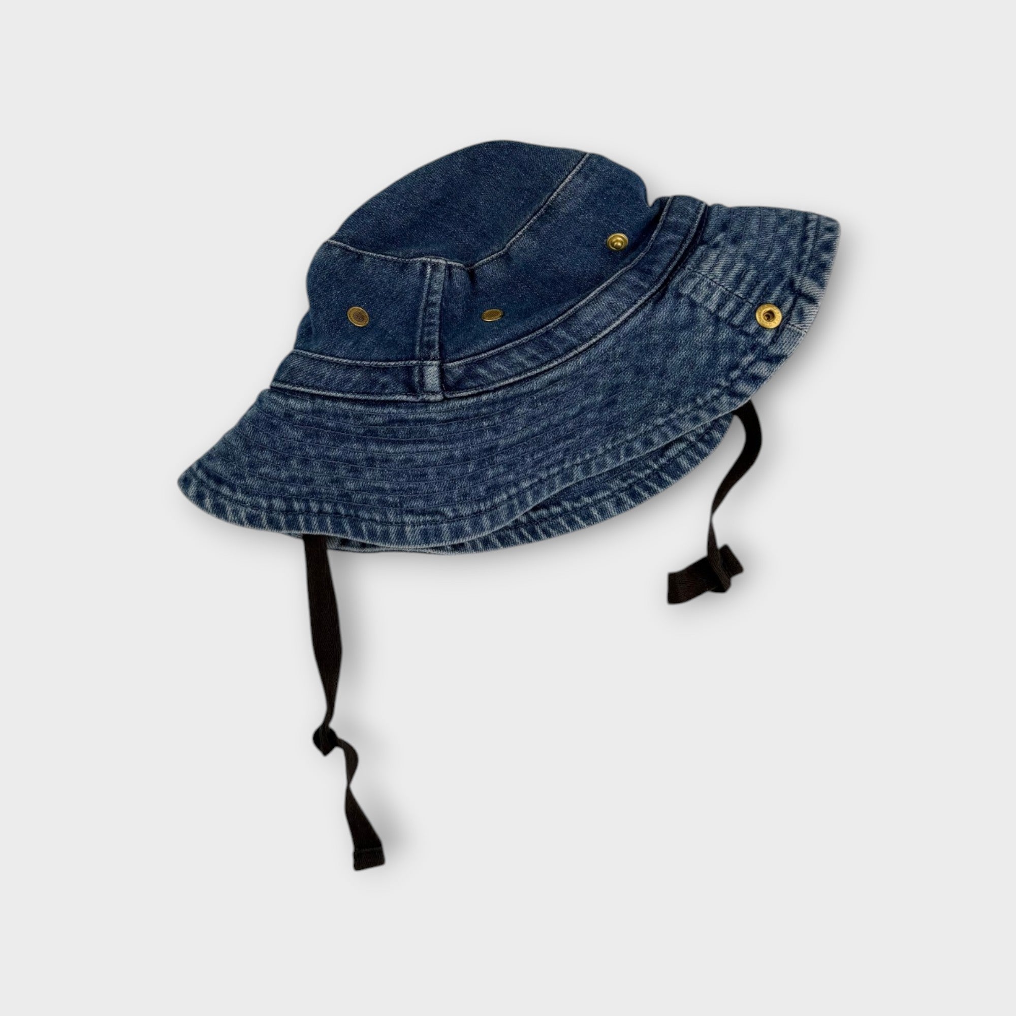 Mini Rodini Denim Bucket Hat, Size 3-9