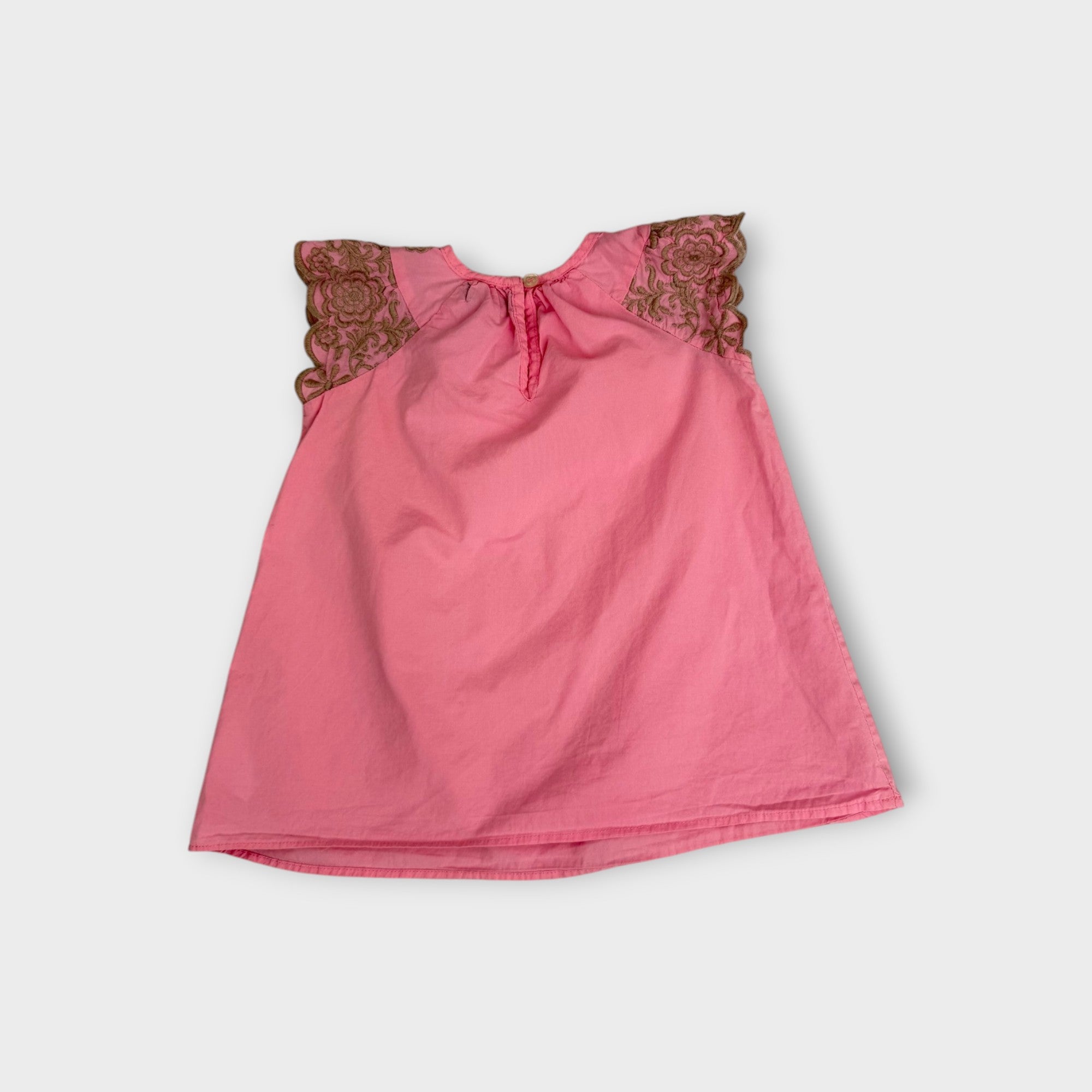 Fred Bare Pink Embroidered Dress, Size 0