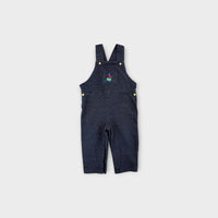 Vintage Sailboat Patch Overalls, Size 0