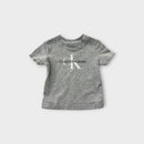 CK Grey Logo T-Shirt, Size 000