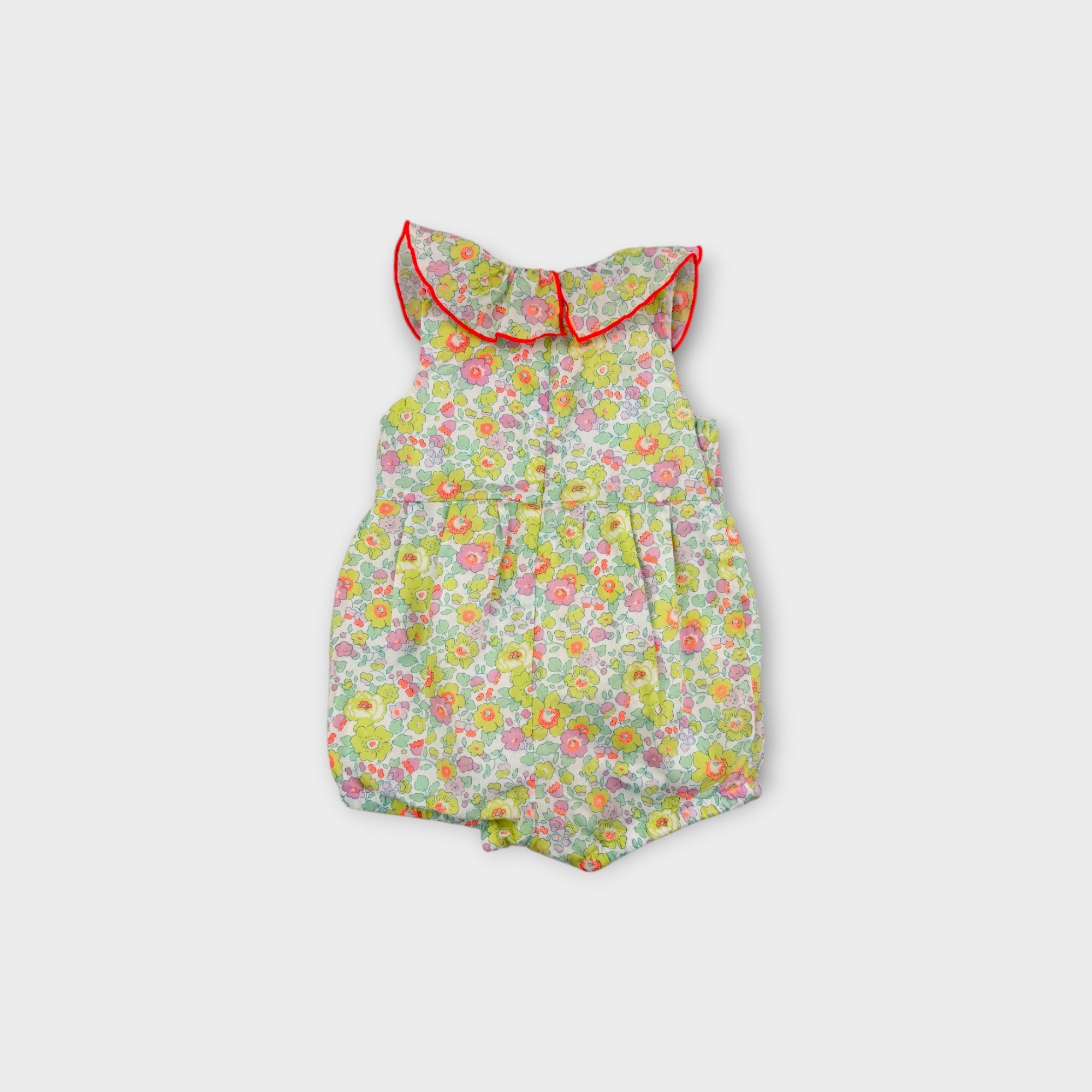 Jacadi Paris Floral Liberty Print Romper, Size 0