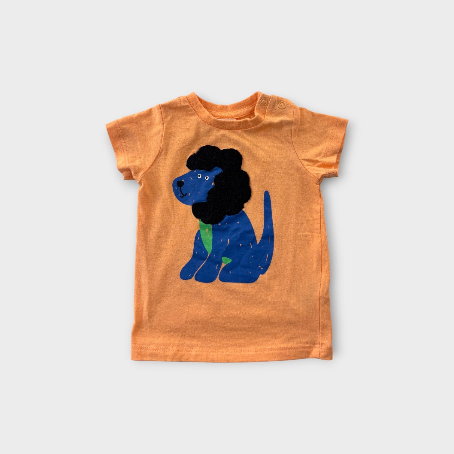 Seed Heritage Orange Puppy T-Shirt, Size 000
