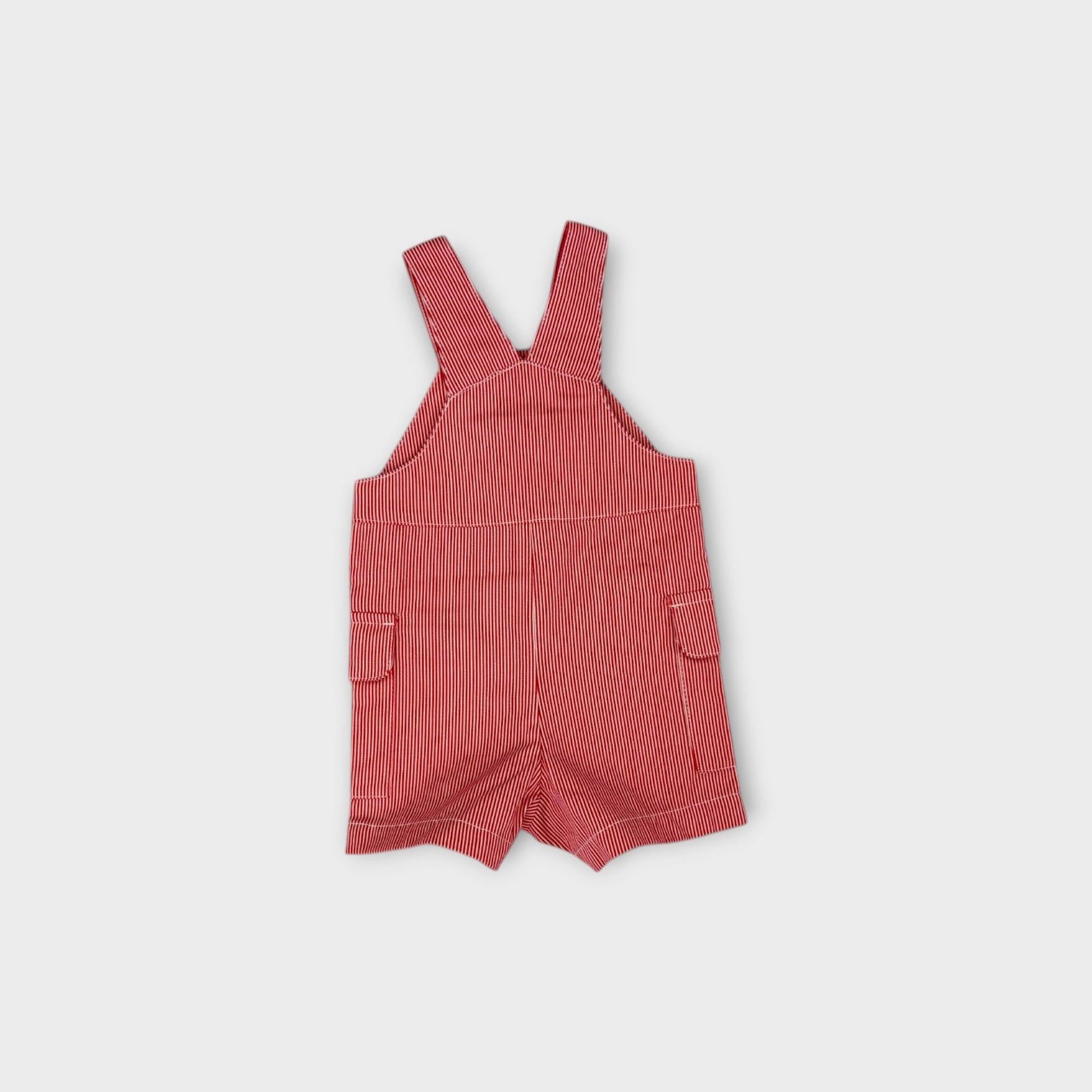 Jacadi Paris Striped Shortalls, Size 00