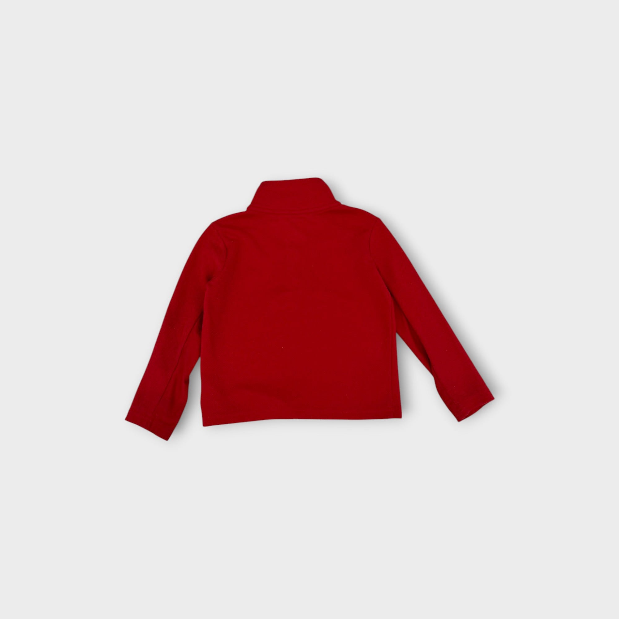 RL Red Quarter-Zip Pullover, Size 2