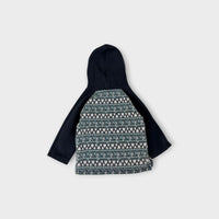 Retro Mambo Dog Print Hoodie, Size 3