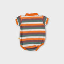 Goldie & Ace Striped Polo Romper, Size 2