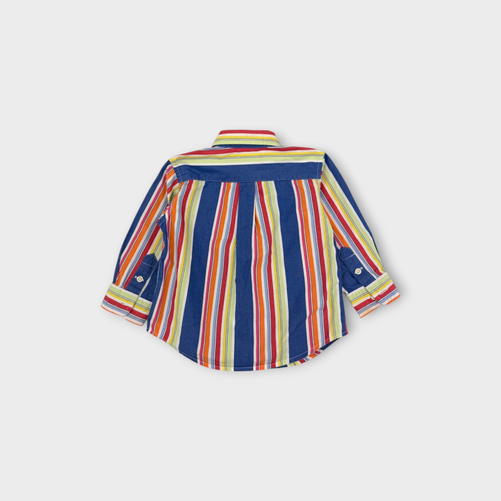 RL Retro Striped Button Up Shirt, Size 1
