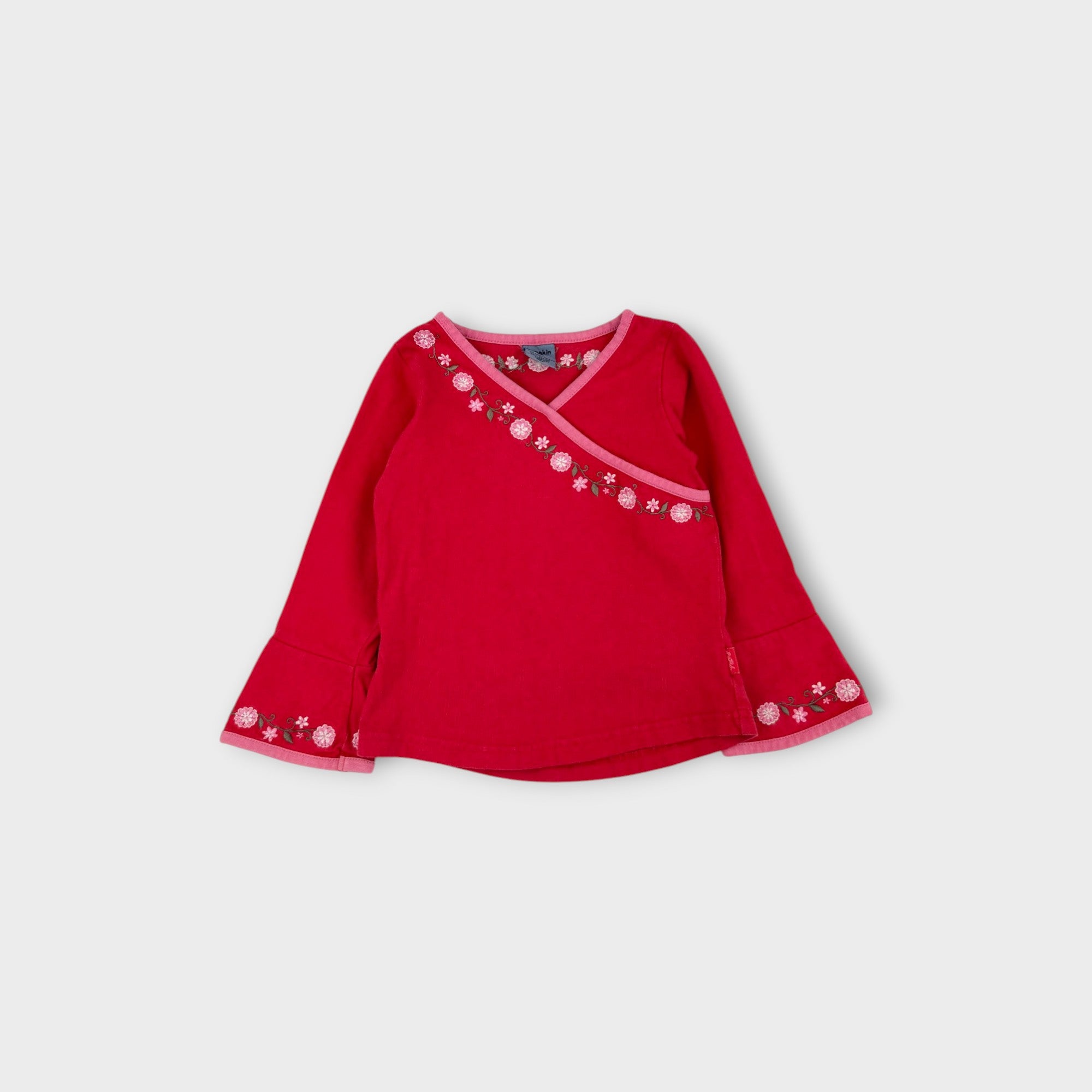 Retro Pumpkin Patch Long-Sleeve T-Shirt, Size 3