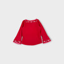 Retro Pumpkin Patch Long-Sleeve T-Shirt, Size 3
