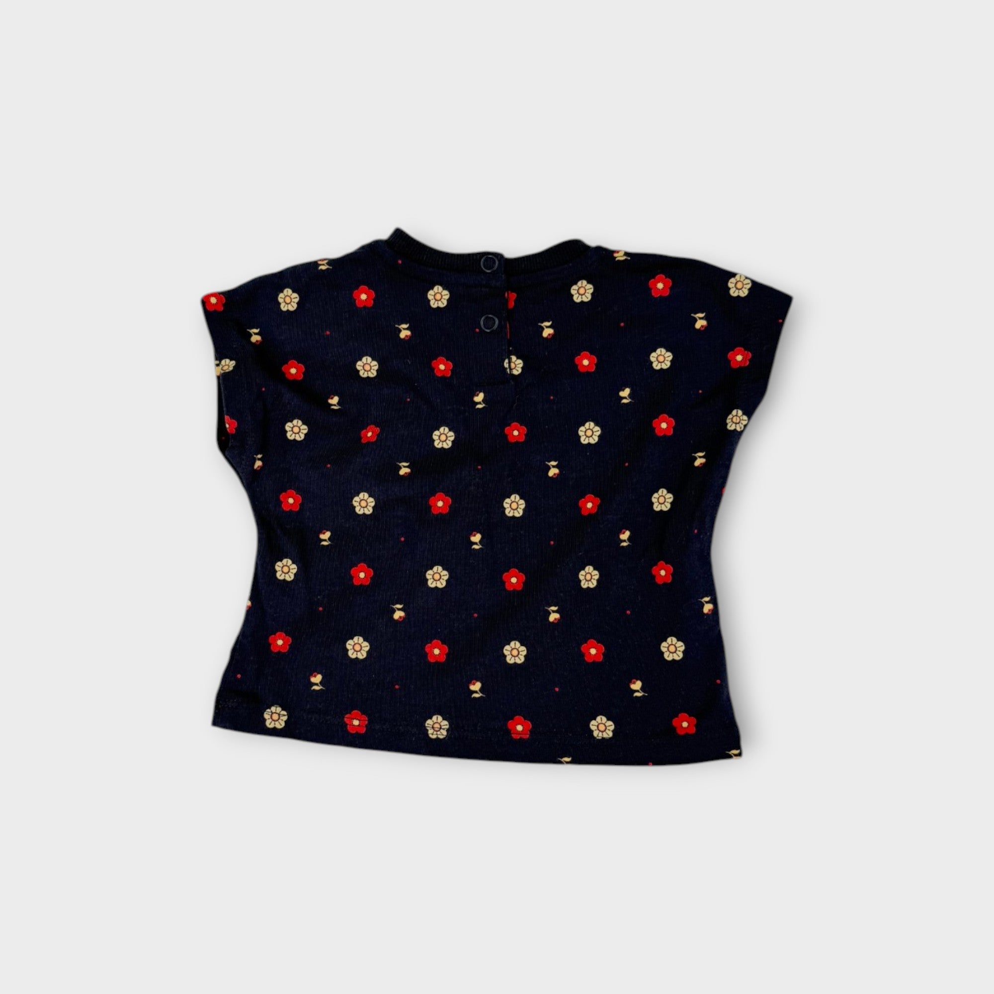 Country Road Flower Print Navy Set, Size 000