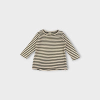 Nature Baby Striped Long-Sleeve T-Shirt, Size 0